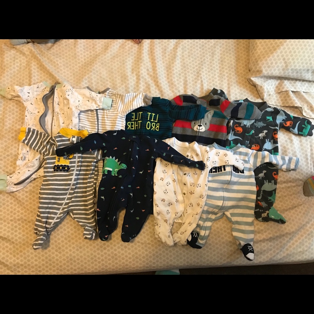 Baby boy newborn sleepers